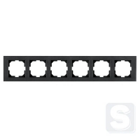 Рамка на 6 постов гориз\верт. монтаж Arvia Electric KAREN Дымчатый (20 04 2000 026)